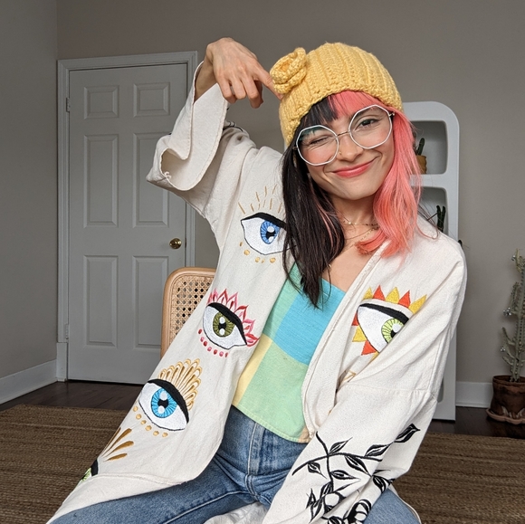 🚫 Clothing Swapped - Handmade Knitted Headwrap - Picture 2 of 4